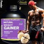 Zemaica Healthcare | Natural Weight Gainer | weight badhane ki dawa | muscle growth | energy body | flavor vanilla | p1