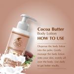 Khadi Ark Shea Butter & Cocoa Butter Body Lotion For Dry Skin, Nourishing Body Milk for Skin Cells Repair with Almond Oil Benefits 48 Hrs. Intense Moisturization (Pack of 2, 300 ML Each) (600 ml)