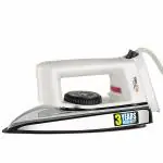 iBELL ECO PLUS Dry Iron Box with Shock Proof Body, Non- Stick PTFE Base, White