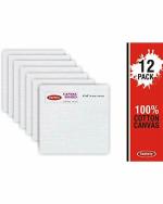 Variety Canvas Board 4 x 4 Inch (Pack of 12)