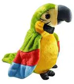 AMAFLIP Talking Parrot Plush Soft Toy for Kids (5-13 Years)