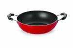 Nirlon Red Aluminium Non-Stick Deep Kadhai 1.5 Liters 1 pcs ,nr48020-14-3