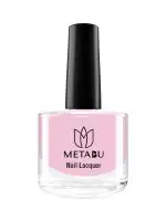 METABU Highly Pigmented and Long Lasting Nail lacquer , Super Glossy Finish , Non-Chipping , Non-Smudging ,Cruetly Free, Gel Effect , Quick Drying Nail Polish , 8 ml LIGHT BABY PINK SHADES, Color - 14 LEMONADE