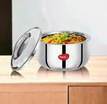 Pigeon Stainless Steel casserole with Double Walled Insulation (2500 ml)