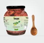 Organic Anand | 100% Pure & Natural Bitter Gourd Mango Mix pickle | Karela - Aam ka achar | karela Pickle | Fresh Homemade Pickle | Authentic, No preservative | 350 gm Matka Jar