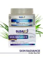 Subaxo Herbal Under Eye Gel | Dark Circles Remover Cream Gel | Fine Line | Anti Ageing Cream Gel | Face Glowing Night Cream Gel | Under Eye Cream Gel , Herbal Cream Gel - 50 Ml for Women, Men, Girls & Boys