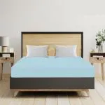 Mattress Protector Cotton Feel Terry Ultra Soft Waterproof Mattress Protector | Breathable - Hypoallergenic Double Bed Size Mattresses Cover 72 x 78 Inch, 6.5 x 6 Feet, Blue