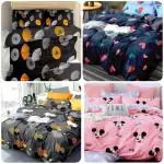 Squny Premium Glace Cotton Queen Size Double Bedsheet Combo Pack Of 4 Bedsheets With 8 Pillow Covers