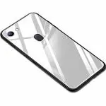 ERIT Oppo F8 White Polycarbonate Shock-Absorbent Glass Back Case Cover