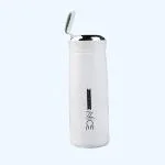 Piplac Vaccume Flask Glass Water Bottle/Hot and Cold Thermoware Water Bottle for School/College/Office (400Ml) color white pack of 3
