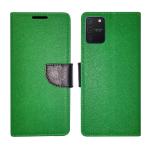 A D Enterprises Green MRC Flip Cover for Samsung S10 Lite | Magnetic Case | Shock Absorbent | Flip Cover Samsung S10 Lite