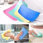 QINPIN All purpose cleaning cloth for glass window, Washroom clean, drying hair, car cleaning, Kitchen (Pack of 2)