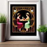 Love Creation 12x18 Size poster print for creative wall art- paris-in-bloom-digital-art-print-9002(Non Sticker)