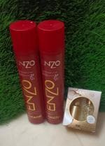 Woodzon Combo of 2 pcs of Enzo hair spray and Mars Fixer Primer Makeup Setting Spray (Pack Of -3)