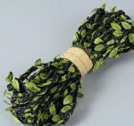 BanteyBanatey Twine / Rope / String with Leaves (Black) (Pack of 1 Rope)