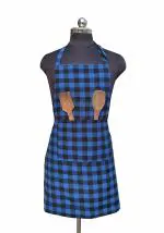 SellnShip Waterproof Apron with Front Centre Pocket and Adjustable Neck Strap (Blue)