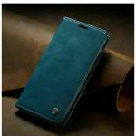 ClickCase SheepSkin Faux Leather Magnetic Card Holder Wallet Kickstand Case Flip Cover For OnePlus 11R 5G (Blue)