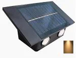 OTS LIGHTS Outdoor LED Solar Wall Light Waterproof Up Down Light (2Up2Down)(Warm White)