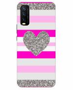 Blasm-G COLORFUL PALLETE WITH HEART BACK COVER for Vivo Y20G (VIVOV20G-716)