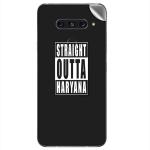 GADGETSWRAP Printed Vinyl Skin Sticker for LG V40 Thinq - STRAIGHT OUTTA HARYANA