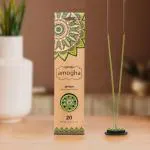 Amogha Incense sticks in flat pouch with mirror holder-Set of 3 -Fragrance Myrrh