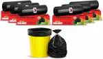 Shalimar Premium OXO - Biodegradable Garbage Bags 24 X 32 Inches (Large) 90 Bags (6 Rolls) Dustbin Bag/Trash Bag - Black Color