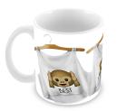 Jiya EnterpriseTuelip White Ceramic Printed Best Friends Forever Design With Funny Emoji Faces Tea And Coffee Mug - 350 ML
