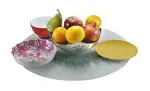 Magic Cloth Electric Tandoor Electric Tandoor Lazy Susan Sun 18 Inches With Toughened Glass For Dining Table