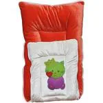 Chinmay Kids Velvet Bedding and Carrying Sleeping Bag (Red, White) (RED)