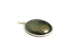 Astroghar Pyrite Stone Oval Shape Golden Stone Pendant