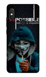 SARTOOLIYA Mi Redmi Note 5 Pro Multicolor Plastic Jocker Wallpaper Printed Water Proof Back Cover