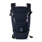 Bumtum Baby Carrier with 4 Carry Positions | Baby Carrier for 4 to 24 Months | Lightweight & Adjustable with Comfortable Head & Leg Support | Max Weight Up to 12 Kgs (Blue)