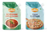 Fruvanta Pizza Topping (100gm) and Schezwan Dipping Chutney (100gm) (Pack of 2)