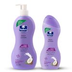 Parachute Advansed Deep Nourish Body Lotion for Women & Men, 400ml + 250 ml