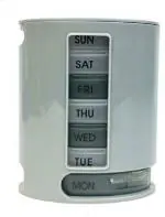 OMRD Grey Plastic Medicine Dispenser