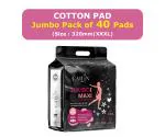 Cailin Care Leakage, Rashes & Odour free Cotton Maxi Sanitary Pads (Total 40 Pads | XXXL | 320mm)