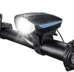 Inditradition Bicycle Bike LED Headlight and Horn | 2 in 1 Waterproof Device | 140 DB Sound, 250 Lumen Light