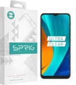 Sprig Clear Tempered Glass Guard For Moto G9, Motorola G9