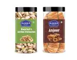 Aldeira Dry Fruits Combo Pack: Pistachios & Figs Mix, (500g x 2) Combo Pack of 2 | Fresh & Healthy