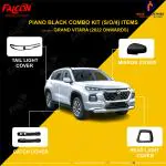 FALCON CAR EXTERIOR PREMIUM PIANO BLACK ACCESSORIES COMBO KIT FOR GRAND VITARA 2022 ONWARDS