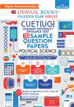 Oswaal NTA CUET (UG) 10 Sample Question Papers, Political Science (Entrance Exam Preparation Book 2022)