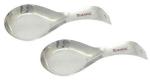 Olrada Stainless Steel Ladle Spoon/Rest Holder Holder Stand 2pc Set