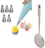 Urban Buy Multicolor Steel Nozzle And Poni Kitchen Tool Set 7 pc