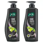 Joy Hair Fruits Shining Black Conditioning Shampoo Enriched with Amla & Black Grapes (1300 ml)
