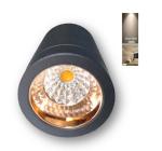 OTS LIGHTS 3 Watt COB Cylinder Surface Light Black Body (Natural White-4000k, Rose Reflector, 5.8cm x 3.2cm x 3.2cm)