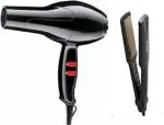 CK INDIA Professional and Stylish Hair Dryer 2888 and Hair Straightener 329 Combo