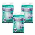 Smilepad Adult Diapers for Women | Medium Size | Waist Size 30-40 inches | Pack of 3 (30 Diapers)