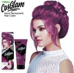 Nisha Cosglam Semi Permanent Hair Color for Unisex, Infused Conditioner, Glossy Finish, No Ammonia, No Peroxide & Non Oxidative, Vegan Highlights Hair Dye 120g,French Plum