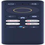 NixGlobal REAL-ME With Voice Control Function Remote Compatible with REAME FIRE STICK REALME FIRE TV 4K ANDROID LED LCD TV Remote Controller  (Black)