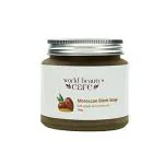 WBC WORLDBEAUTYCARE Moroccan Beldi Soap, Black Soap with Argan Oil & Olive Oil 100 % Natural, Body Scrub for Dull & Uneven Skin Tone, 100g